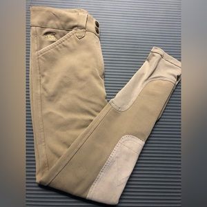 Smartpak Piper girls breeches tan size 14